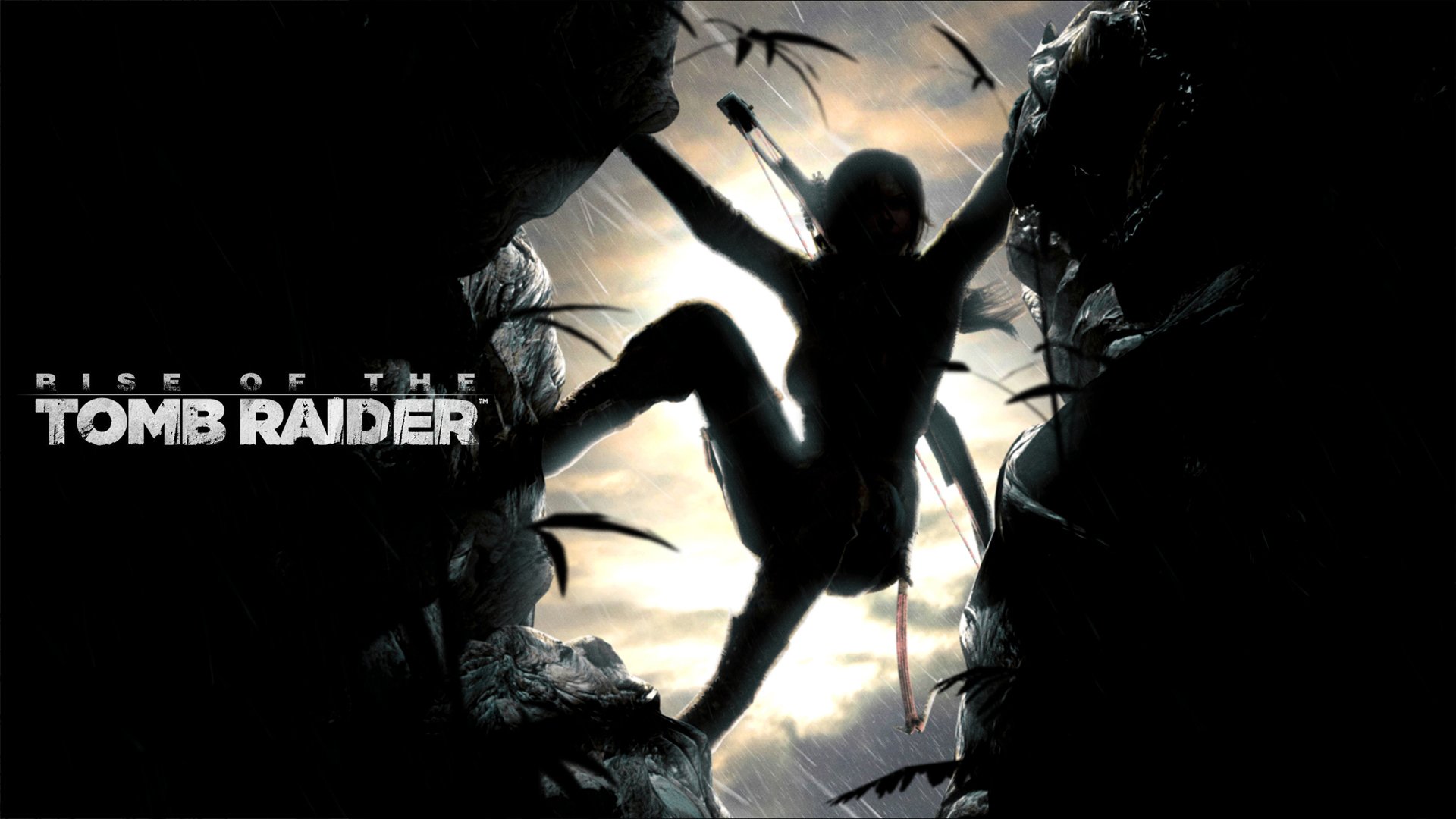 lara croft scuro roccia elevazione raider tomb