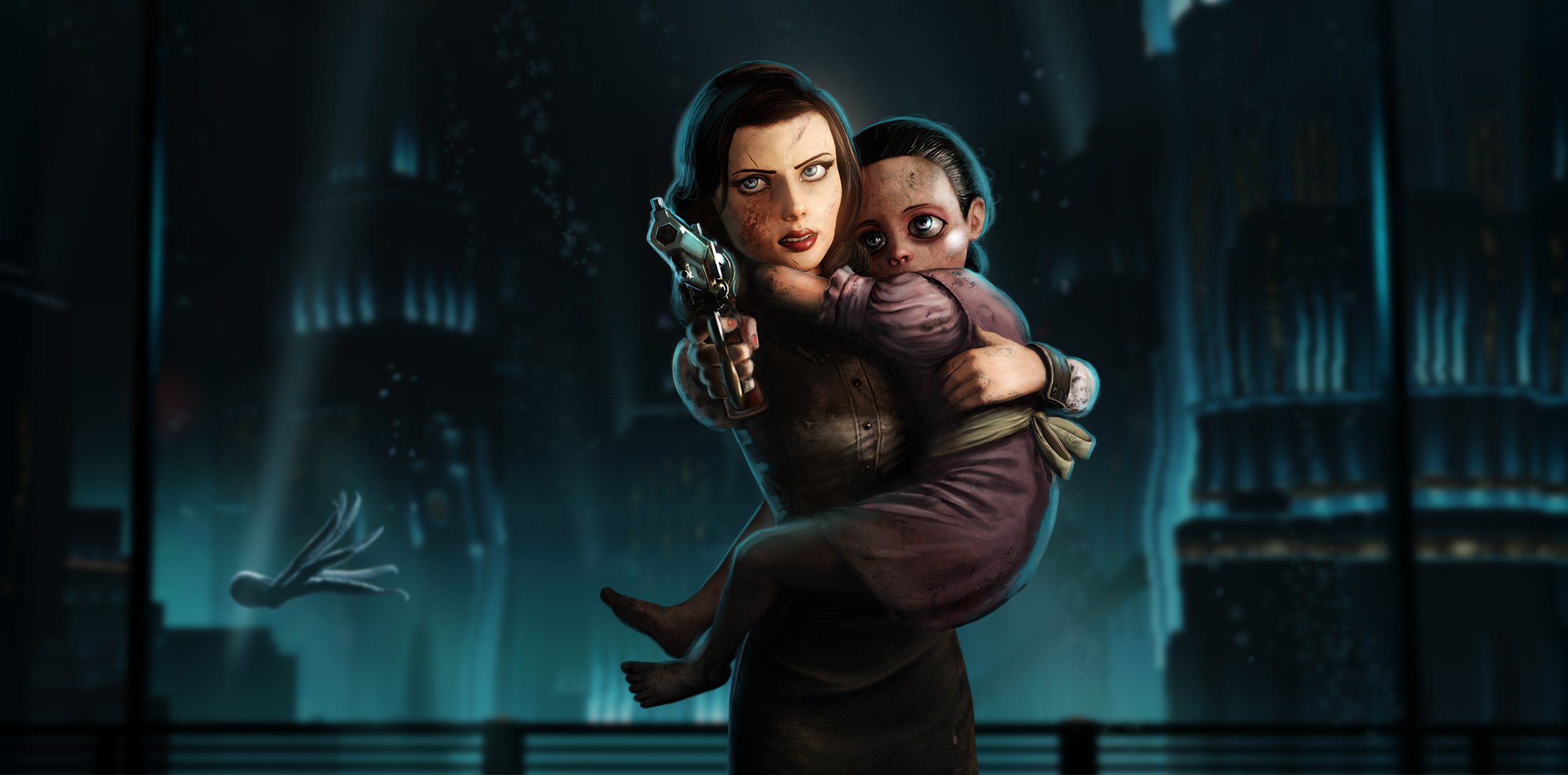 bioshock infinite giochi 2k giochi irrazionali elizabeth armi delizia dlc sepoltura in mare episodio 2 bioshock piccole sorelle