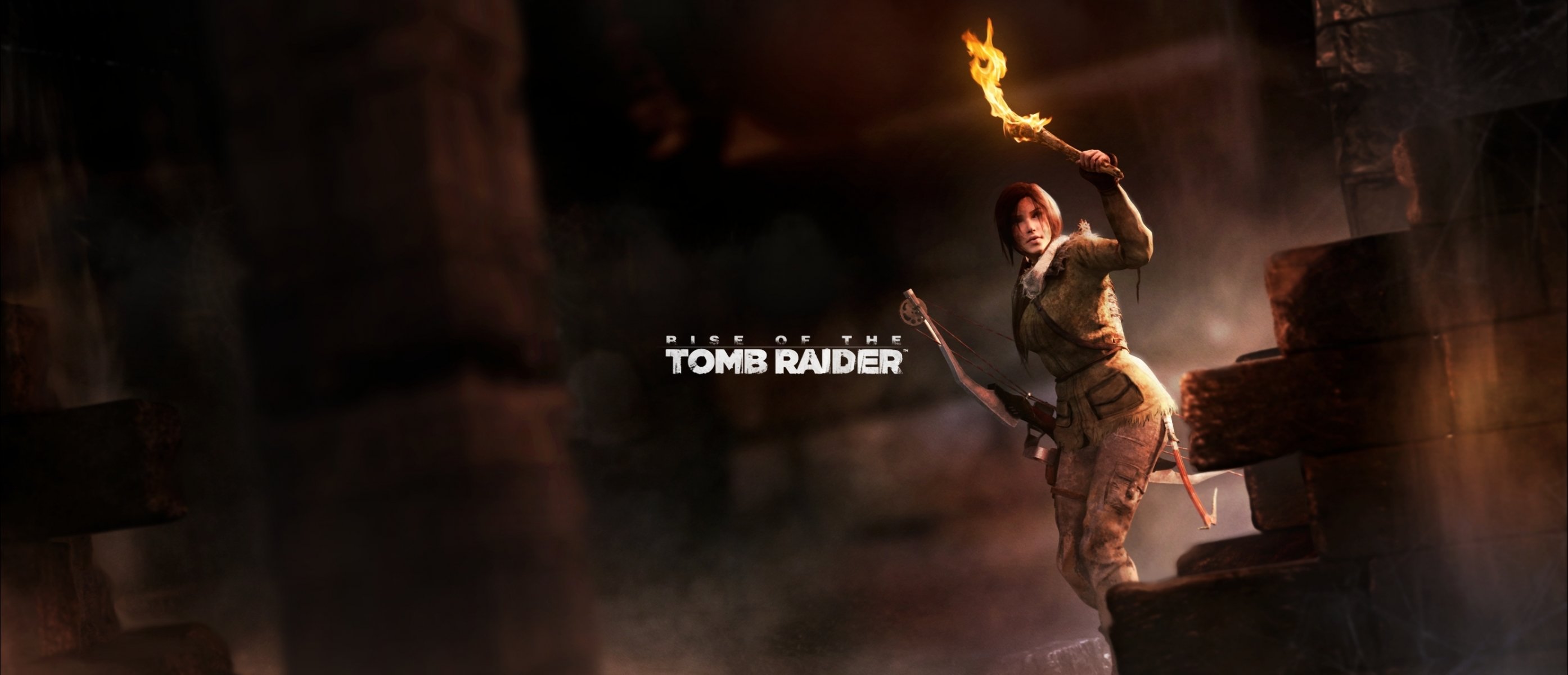 lara croft tomb raider tomb raider rise fackel bogen höhle