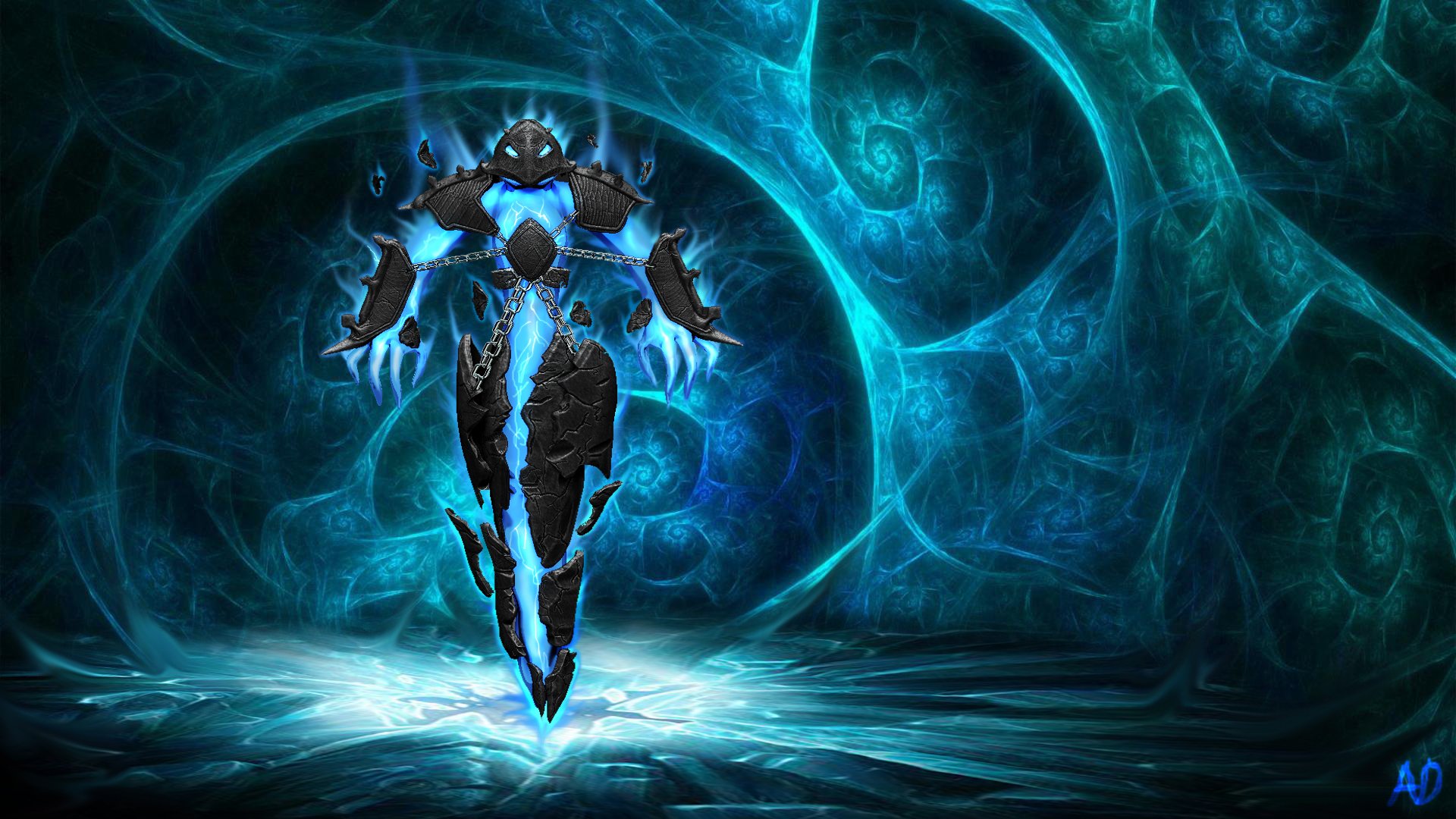 xerath liga de leyendas juego dauh armadura cadenas resplandor