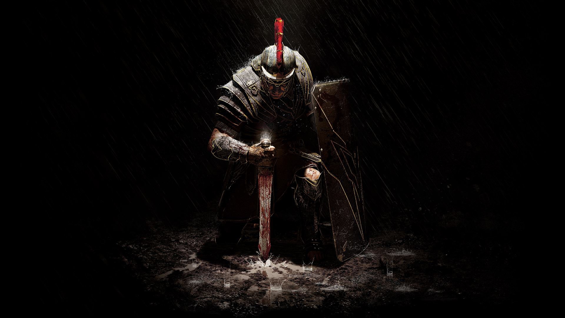 ryse: hijo de roma marius titus marius titus guerrero lluvia espada escudo armadura crytek microsoft game studio