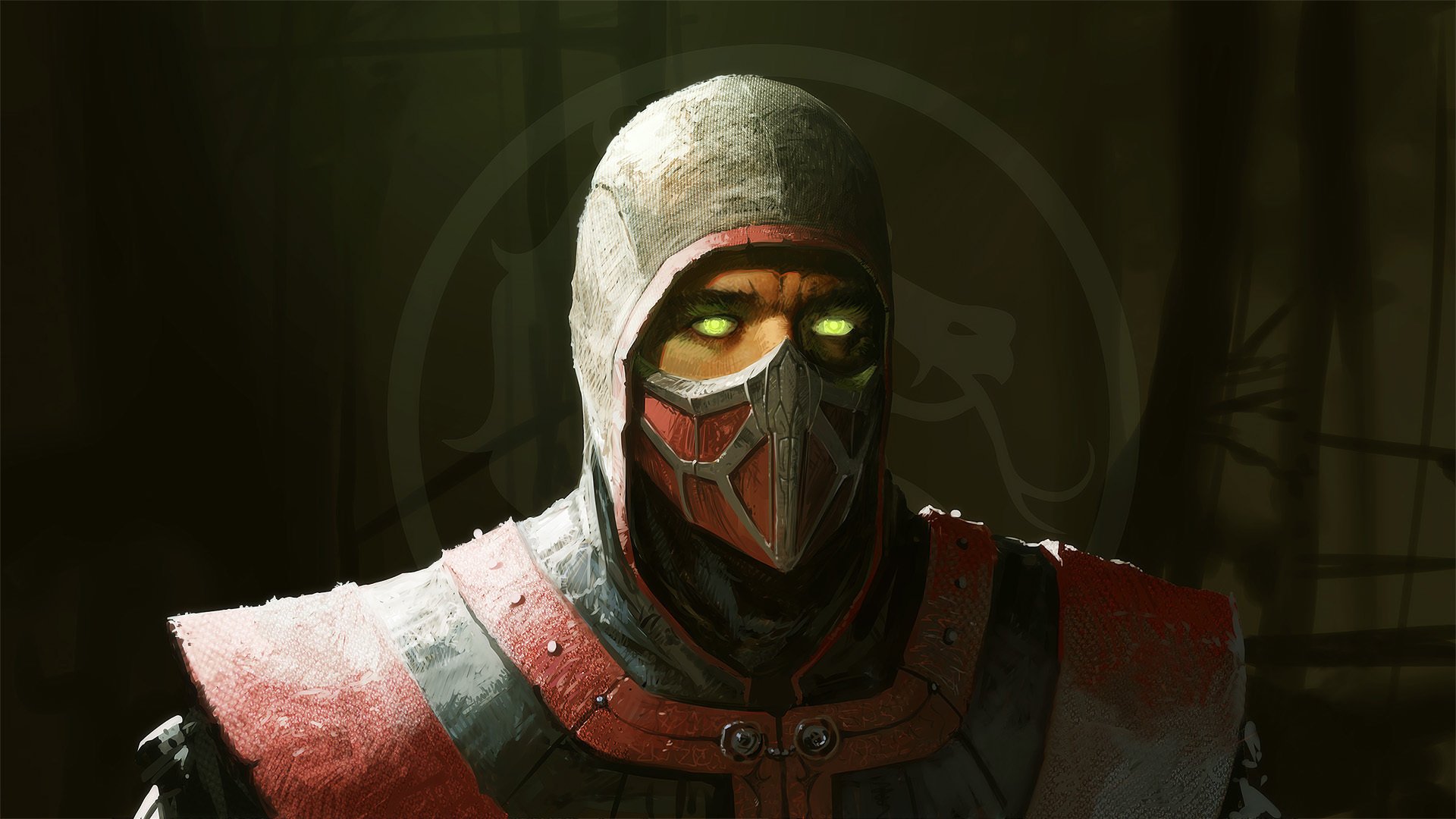 mortal kombat ermac ninja fighting art