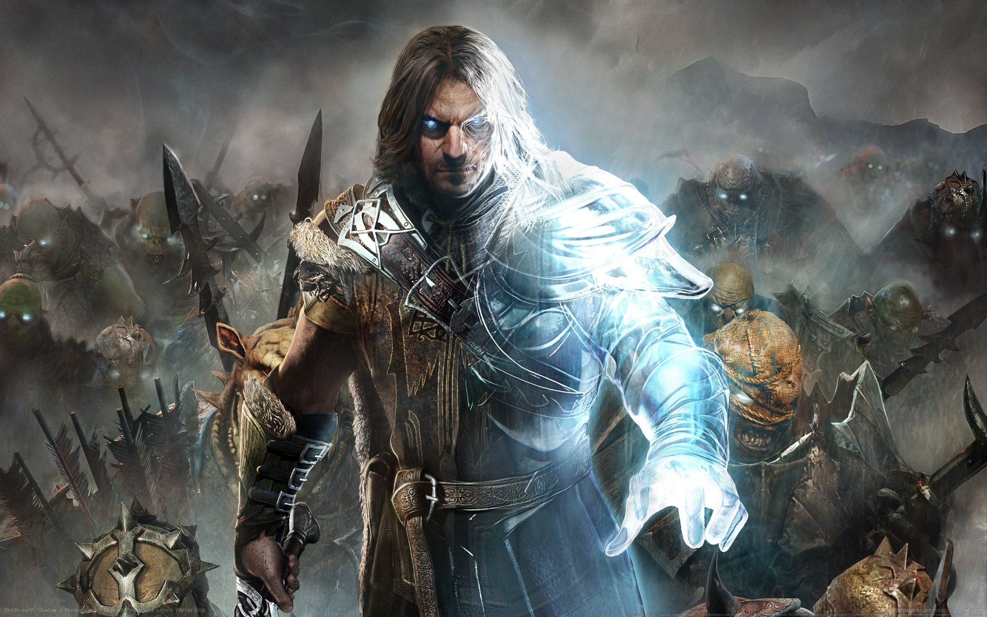 mittelerde : mordors schatten monolith productions warner bros. interactive entertainment krieger geist rauch licht blick ausrüstung rüstung schwert waffe magie mittelerde: mordors schatten