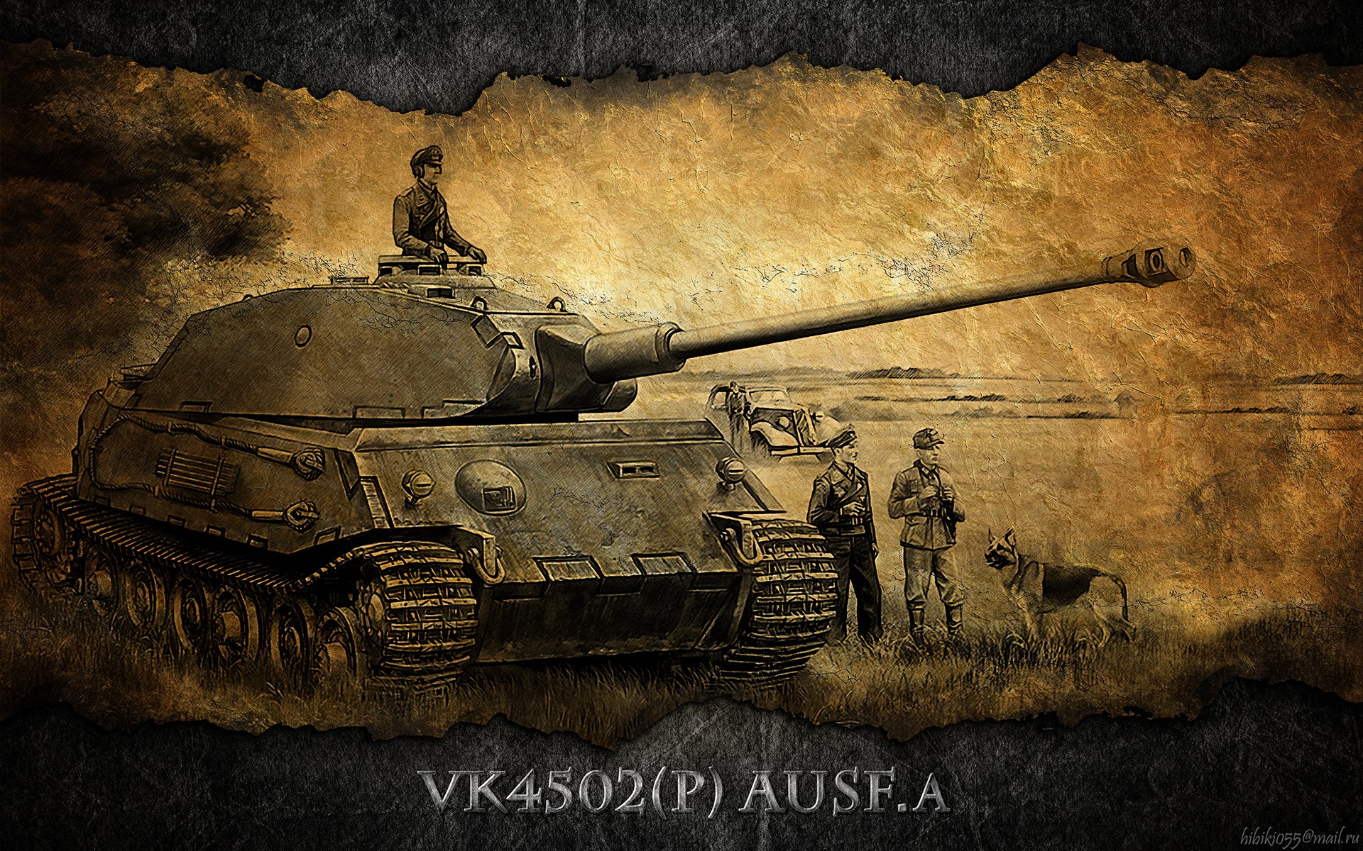 wot world of tanks tanks tank art germany vk 4502 p ausf. a