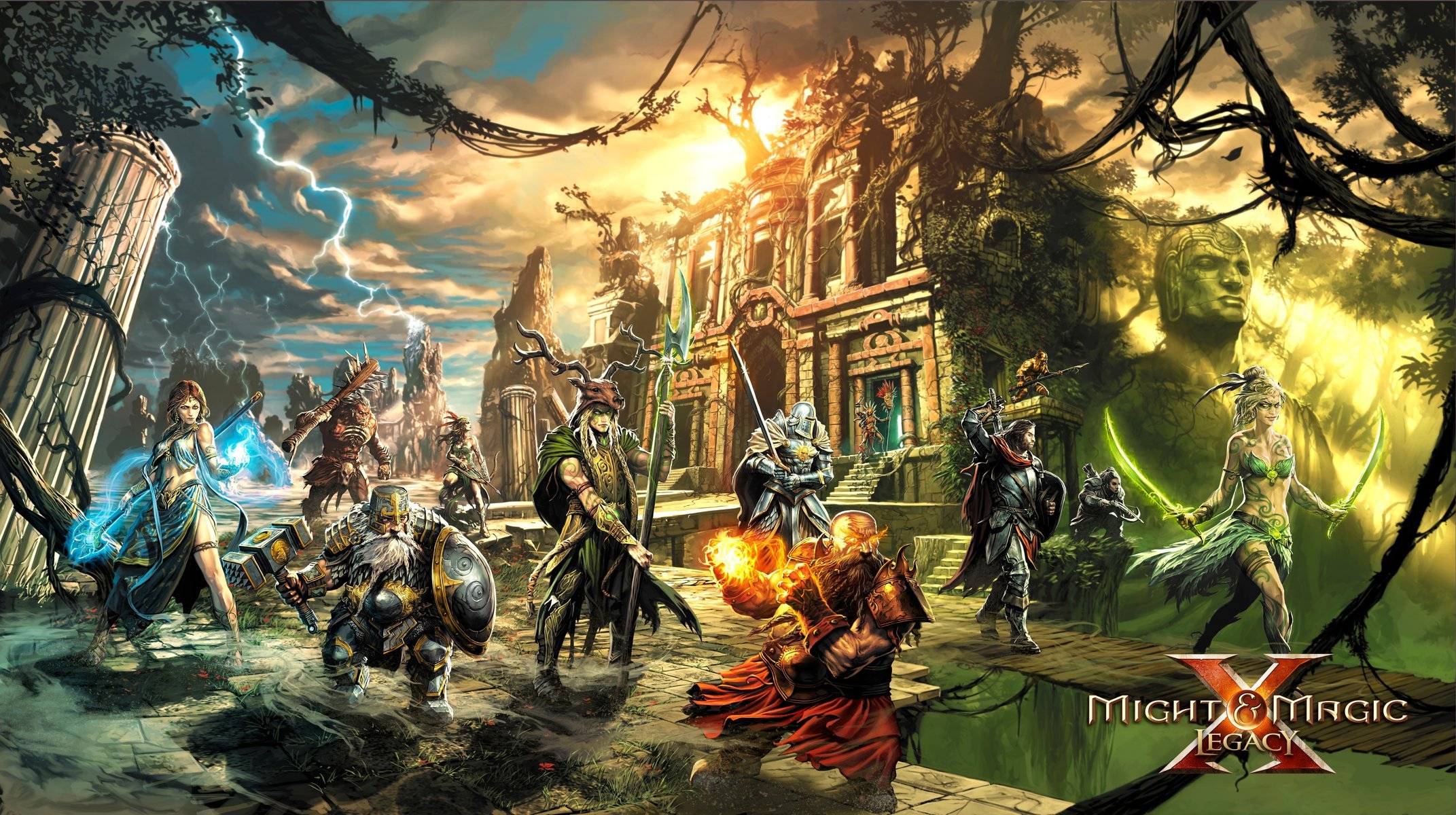 might & magic x: legado might & magic x legado héroes personajes