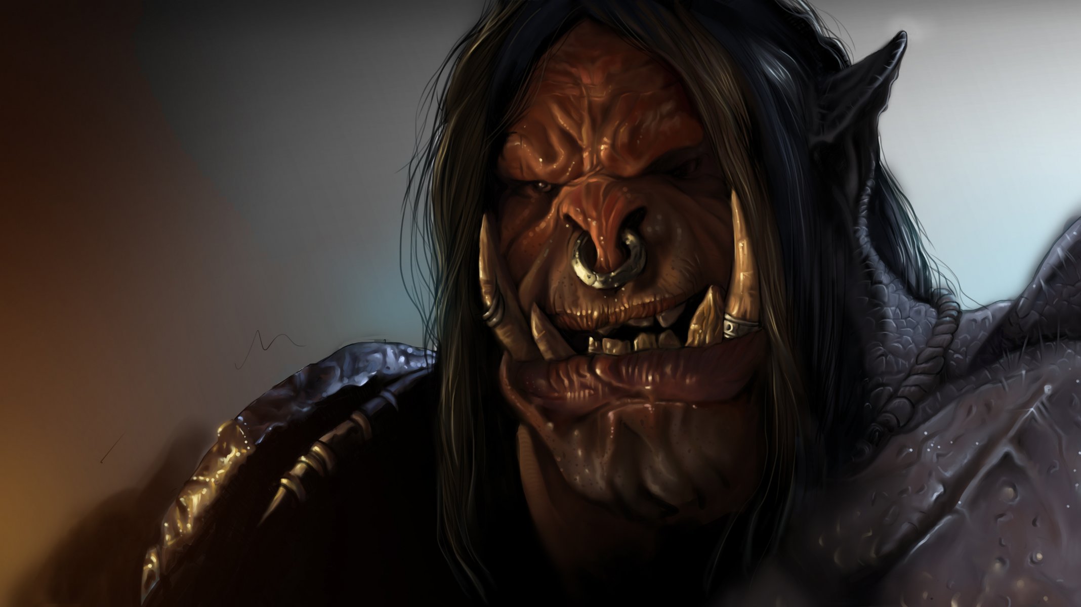 orc world of warcraft dlc warlords of draenor grommash infernal grommash grommash