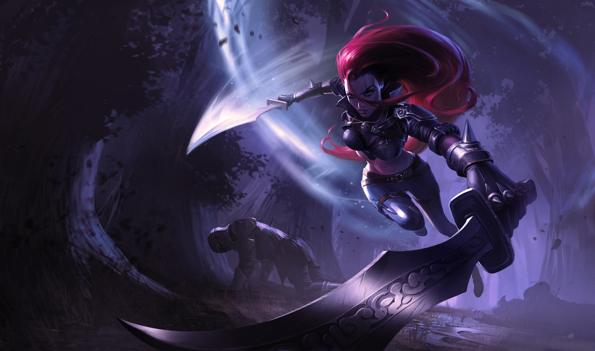 lol katarina hoja siniestra liga de leyendas espada