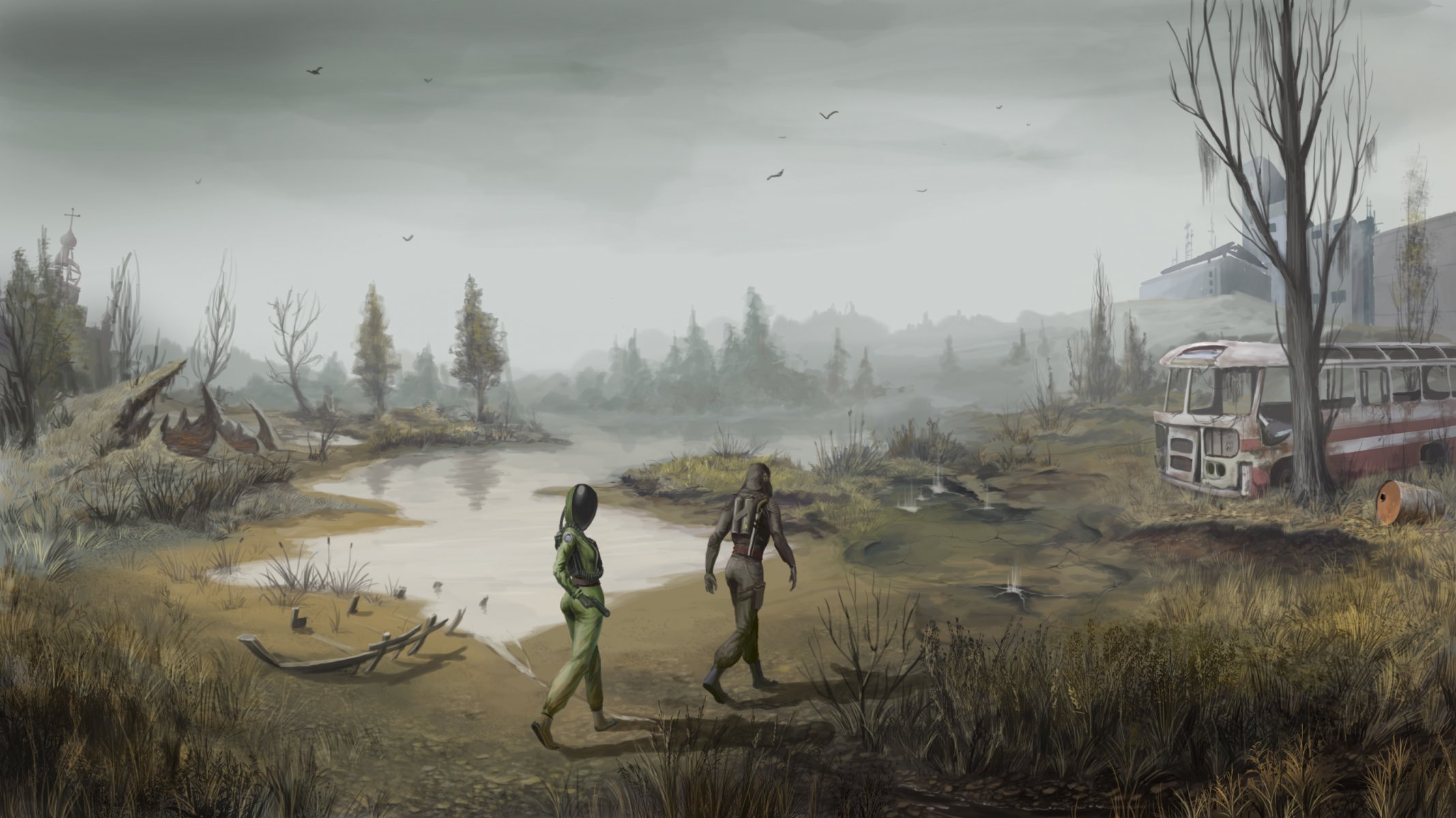 t.a.l.k.e.r stalker pripyat area art