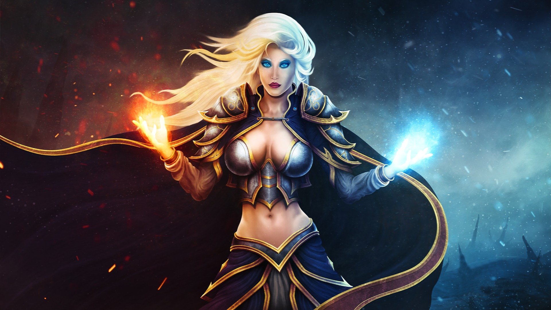 lady jaina wow mage world of warcraft femme jaina proudmoor