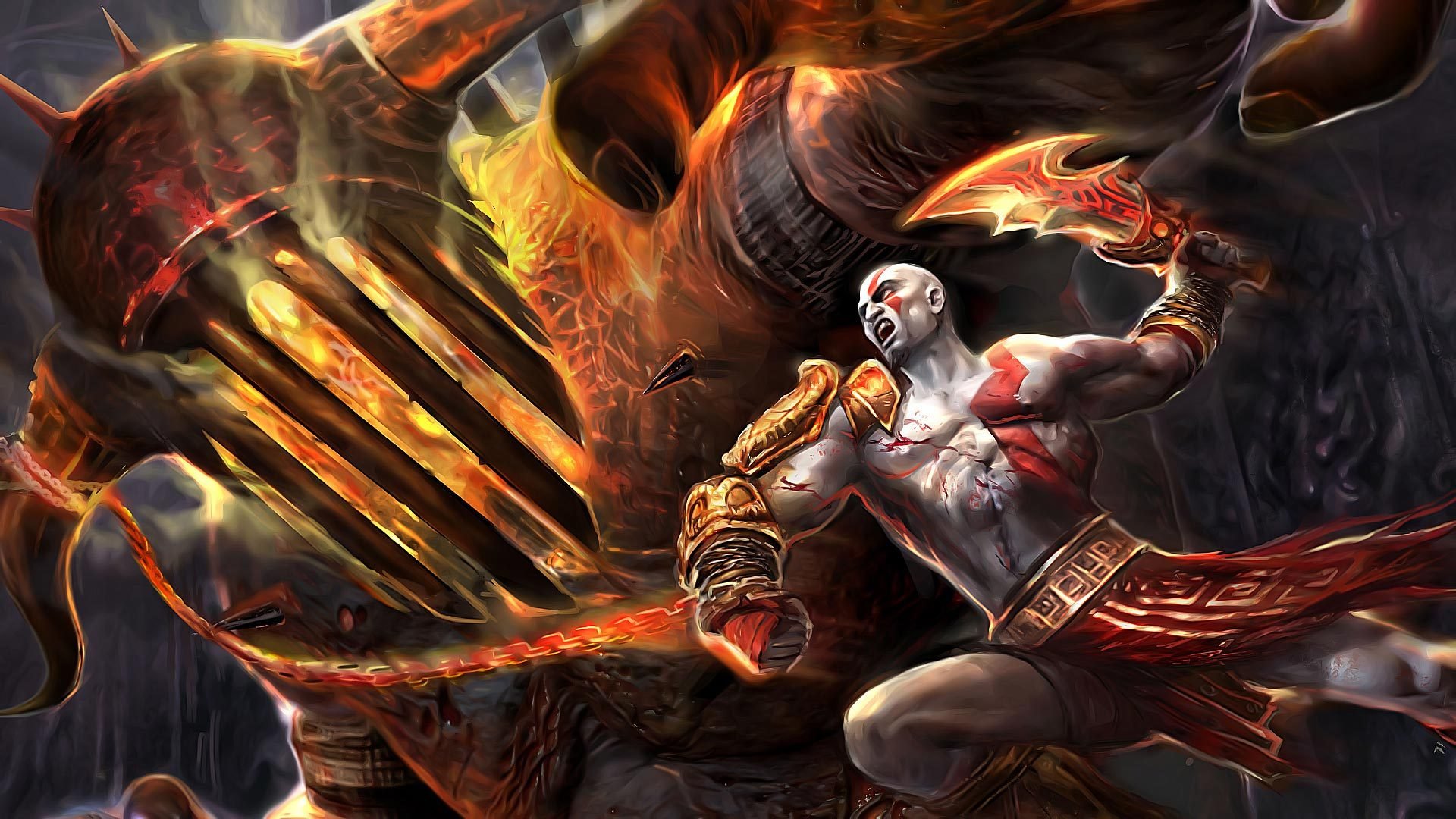 kratos dios de la guerra 3 hadith espada hoja shaos infierno