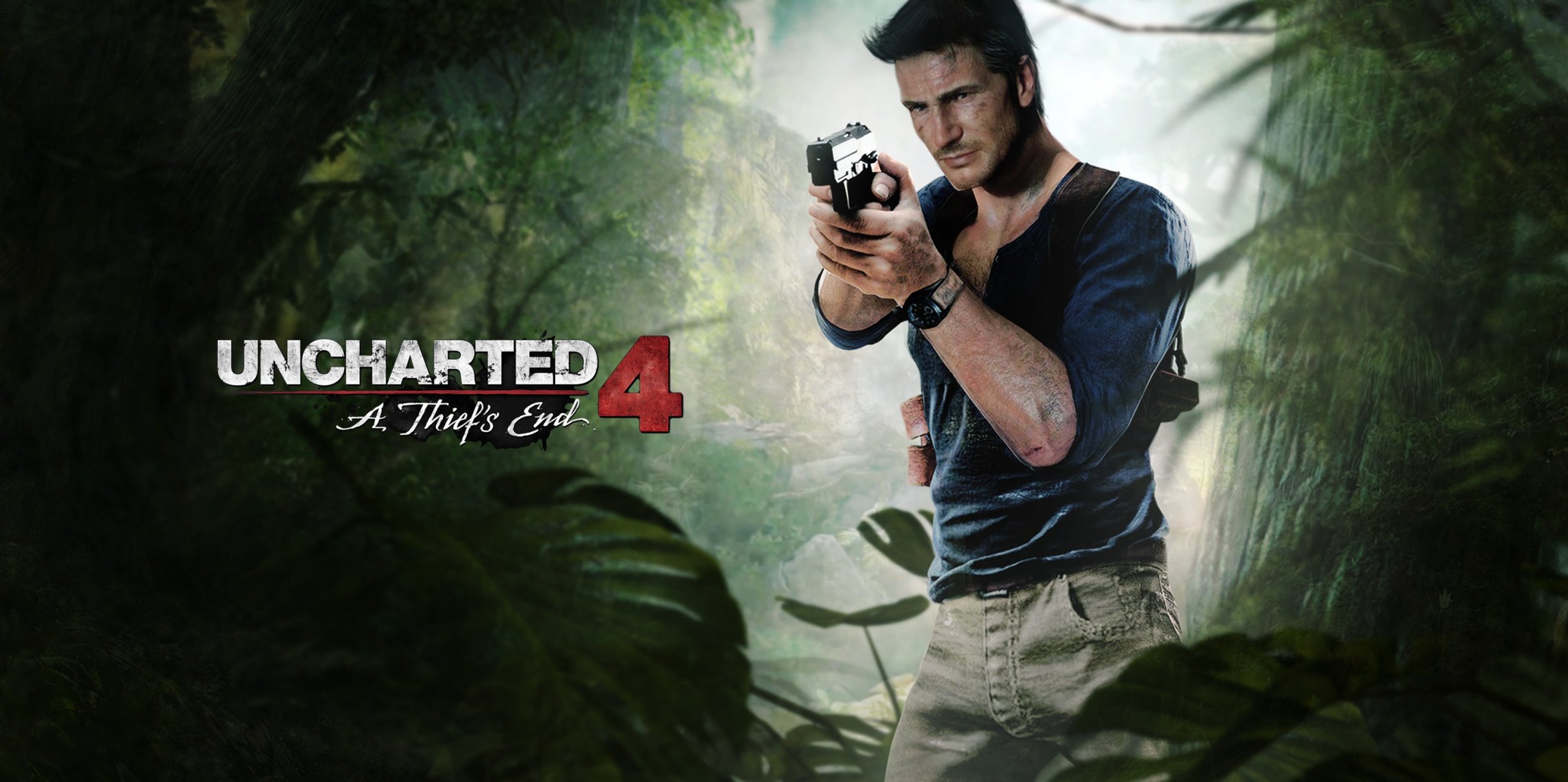 naughty dog uncharted 4 : dieb ende uncharted 4 ps4 playstation männlich pistole fan art nathan drake spiel