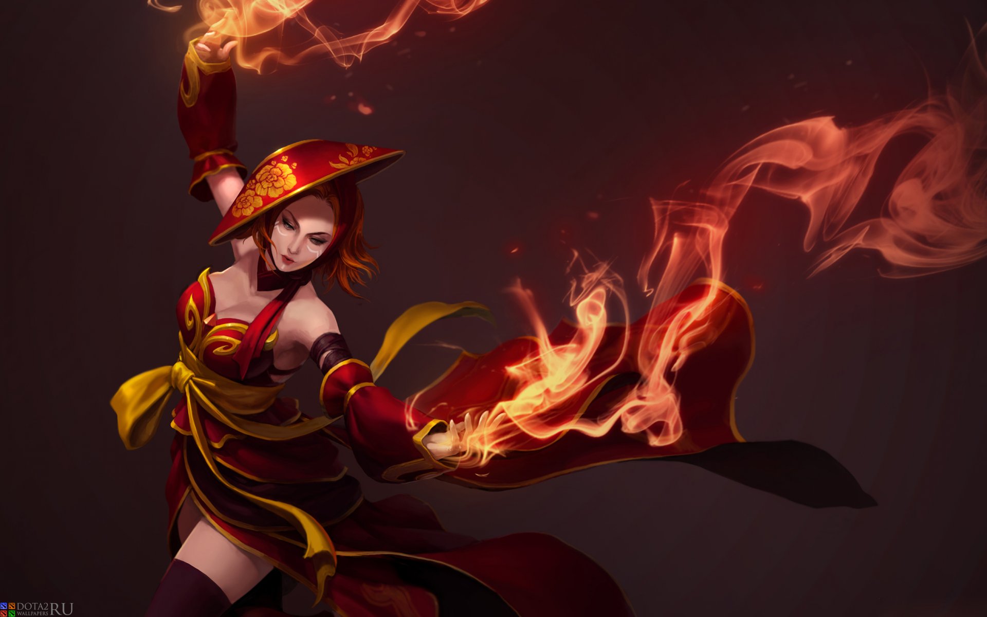 dota2 lina ogień