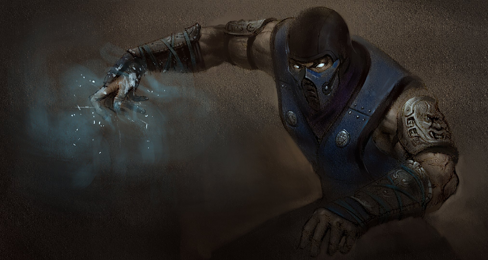 mortal kombat ninja arte máscara sub-zero kuai liang