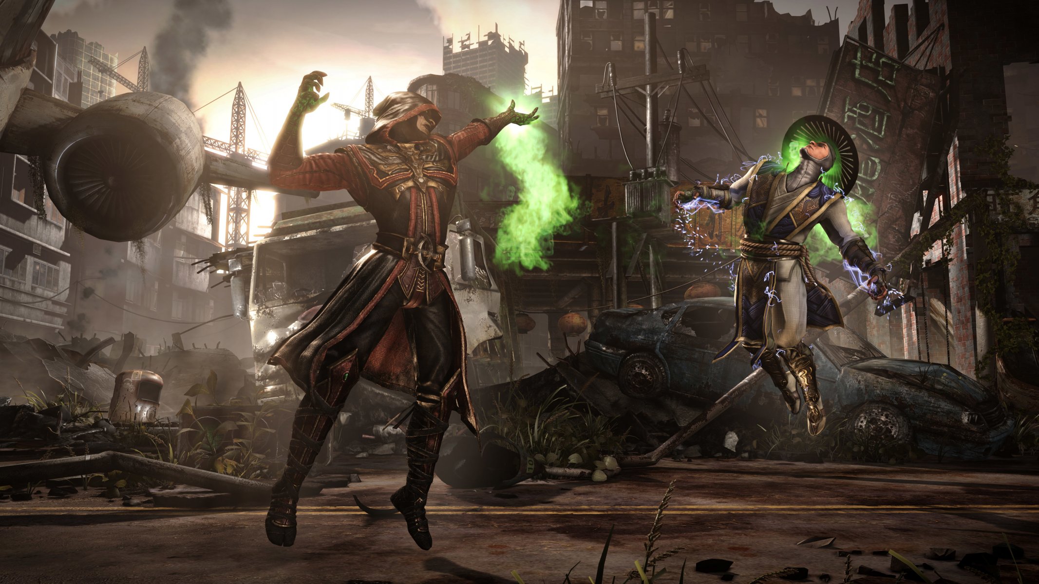 mortal kombat x ermac raiden lucha magia arena