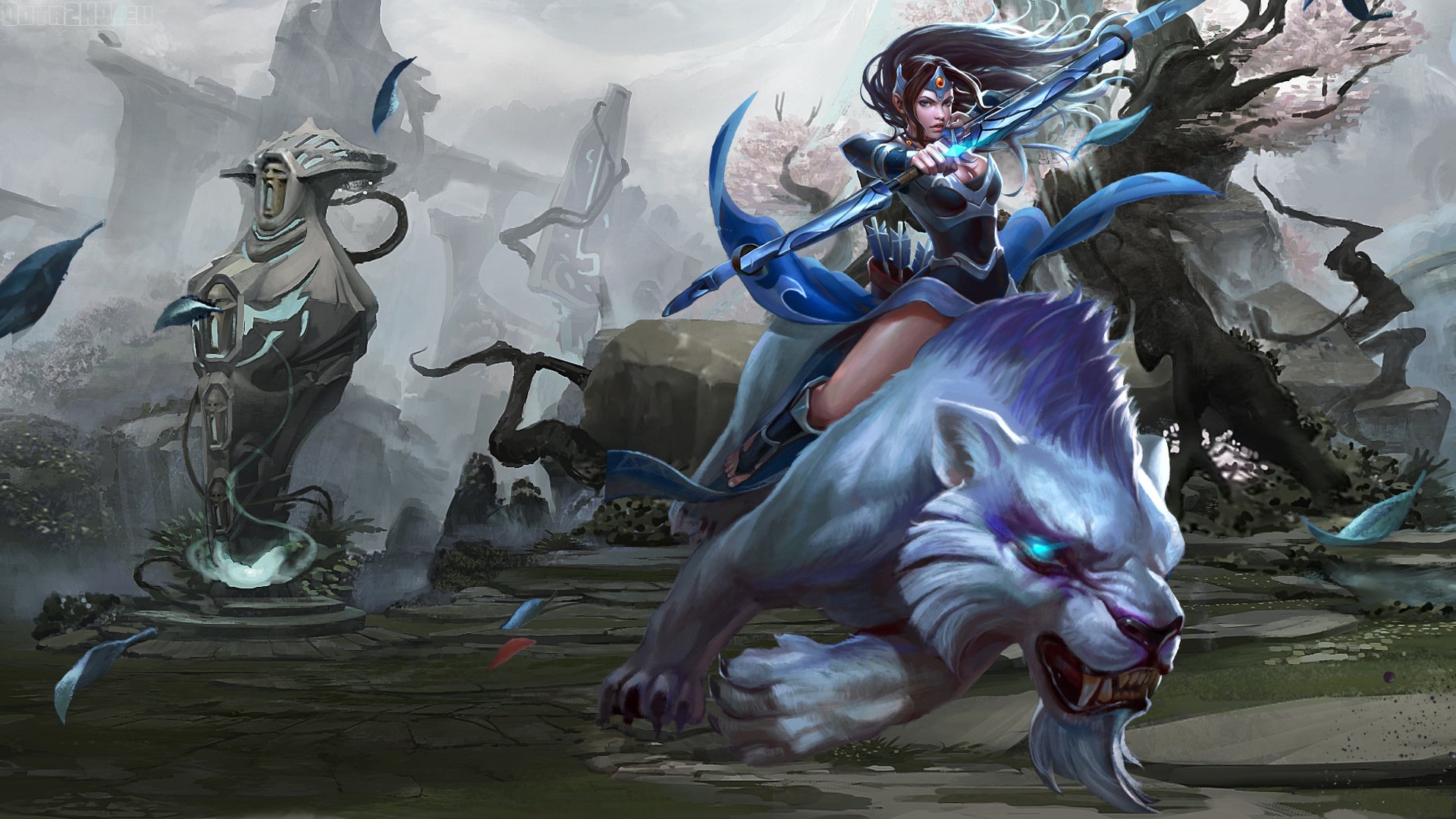 mirana dota 2 princesse de la lune fille