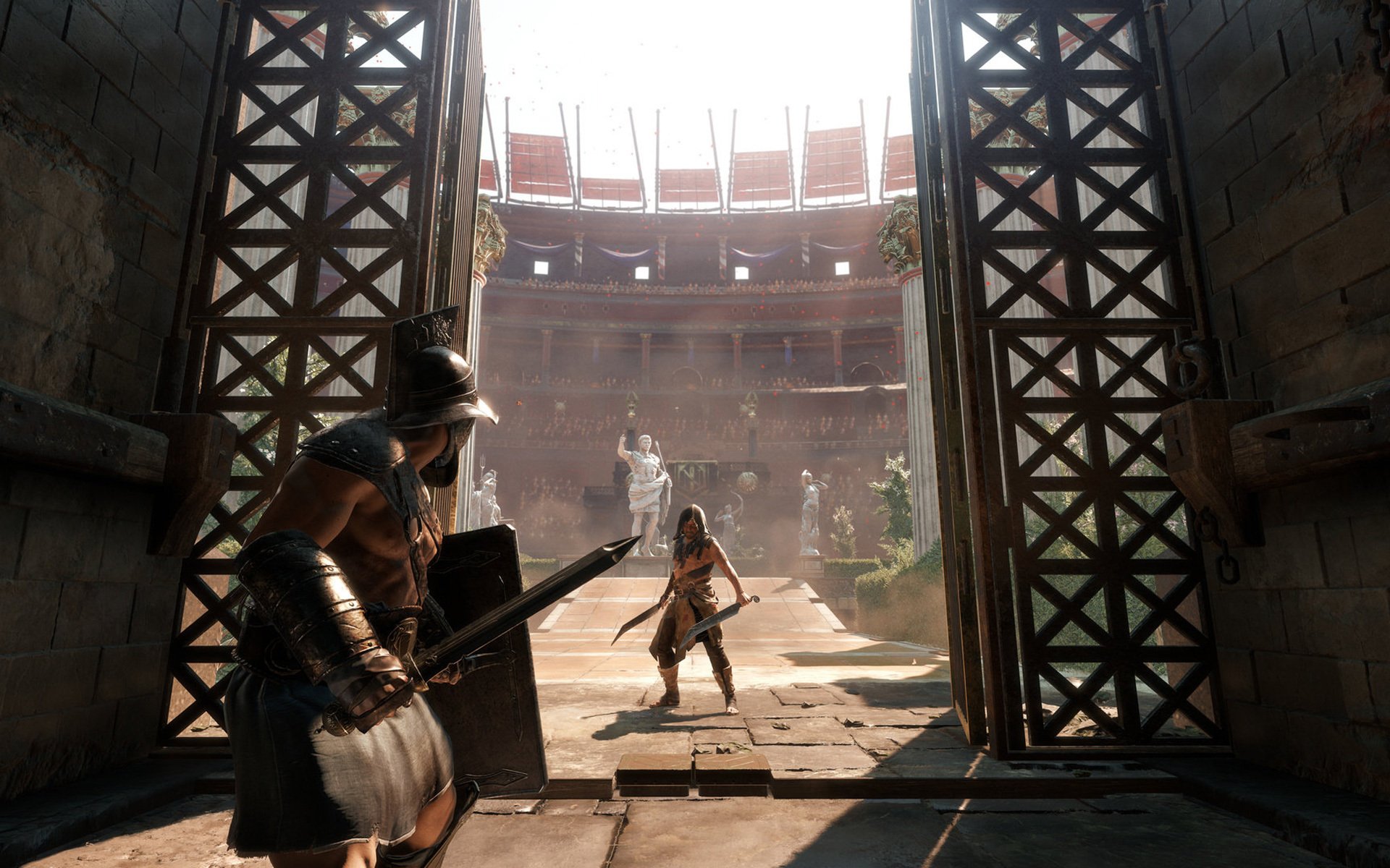 ryse: son of rome coliseum arena gladiators weapon gate