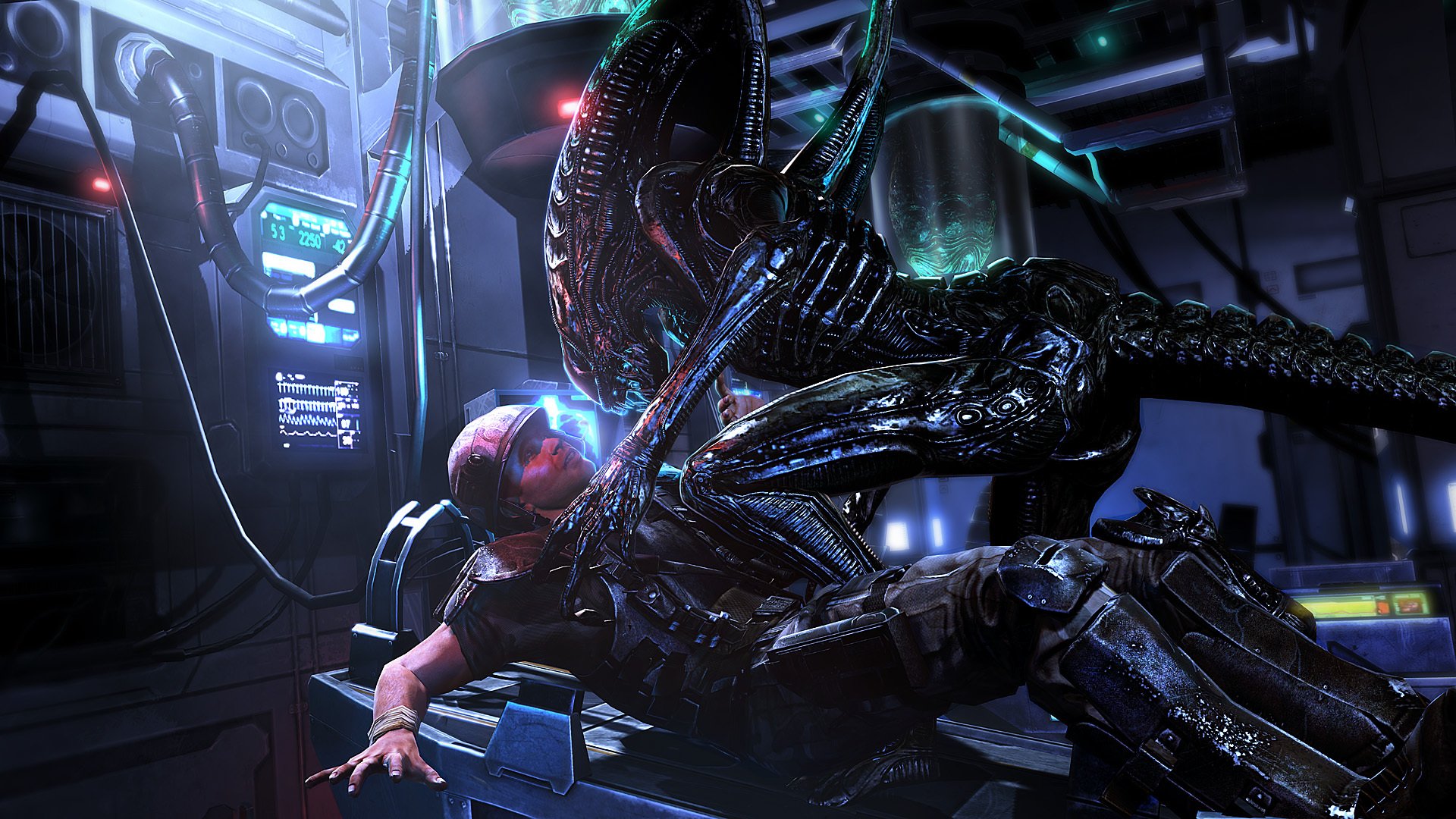 alien colonial marines monster alien alien