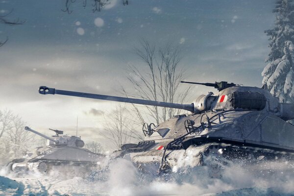 Der Traum eines Spielers in Tanks ist ein guter Panzer