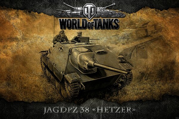 Imagen del pt-ACS alemán del juego World of tanks