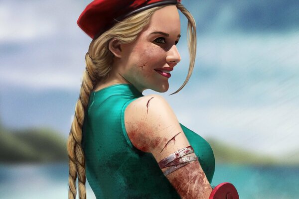 Street fighter cammy zbliżenie