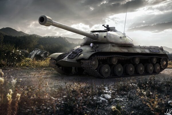 IS-3 tank in the world of tanks