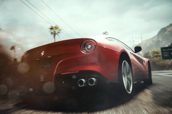 Need for speed rivals auto in discesa