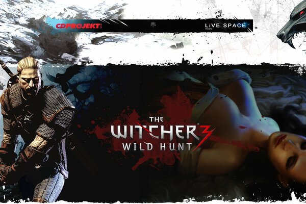 Il poster di The Witcher 3: Caccia selvaggia