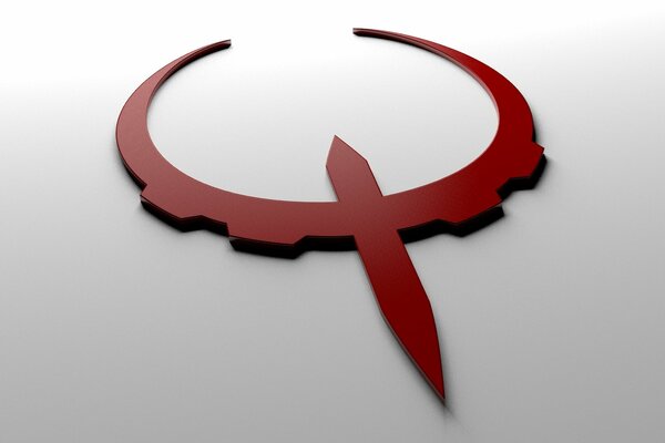 Das Logo der Erde ist ein Quake-Spiel