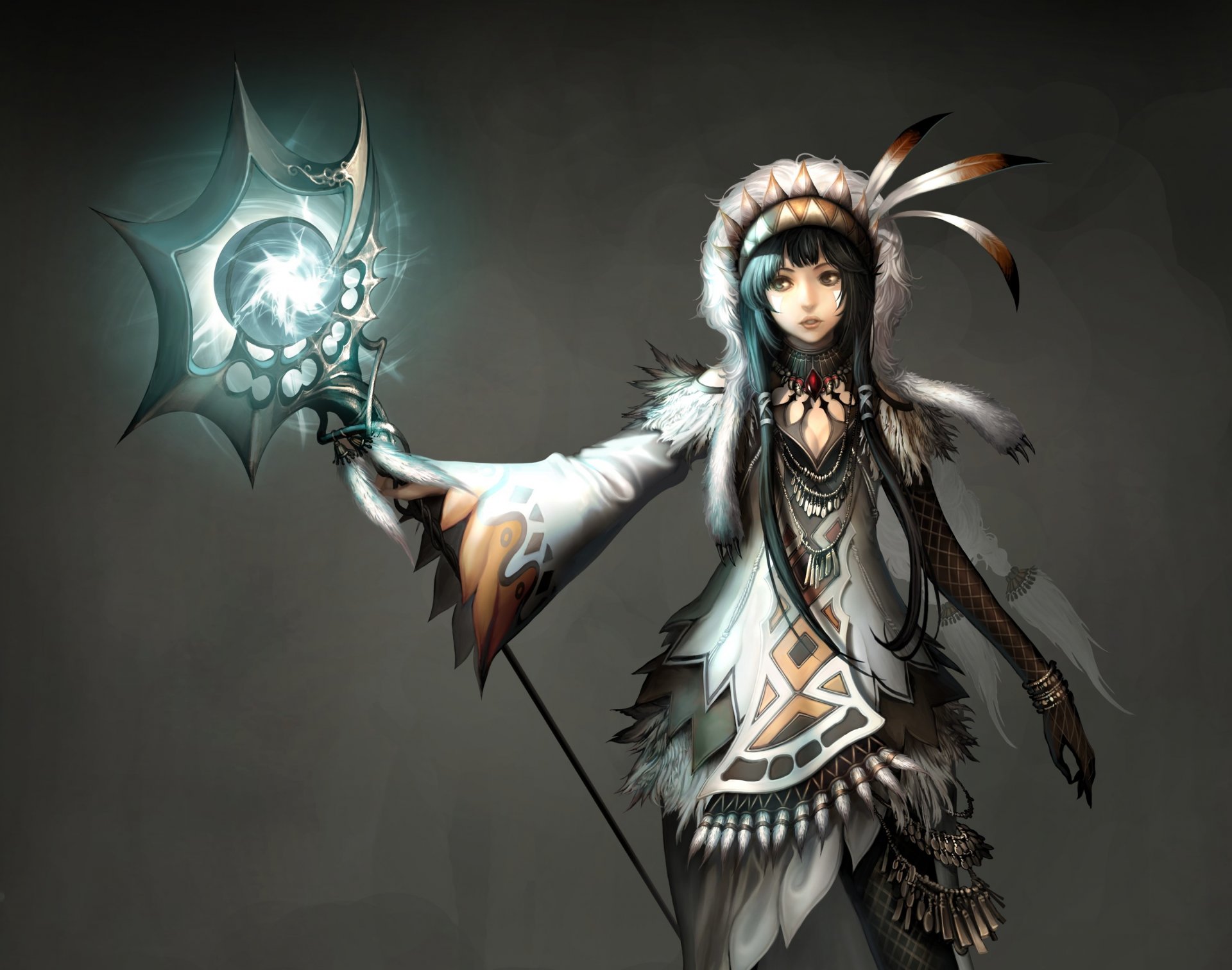 atlantica online girl staff magician