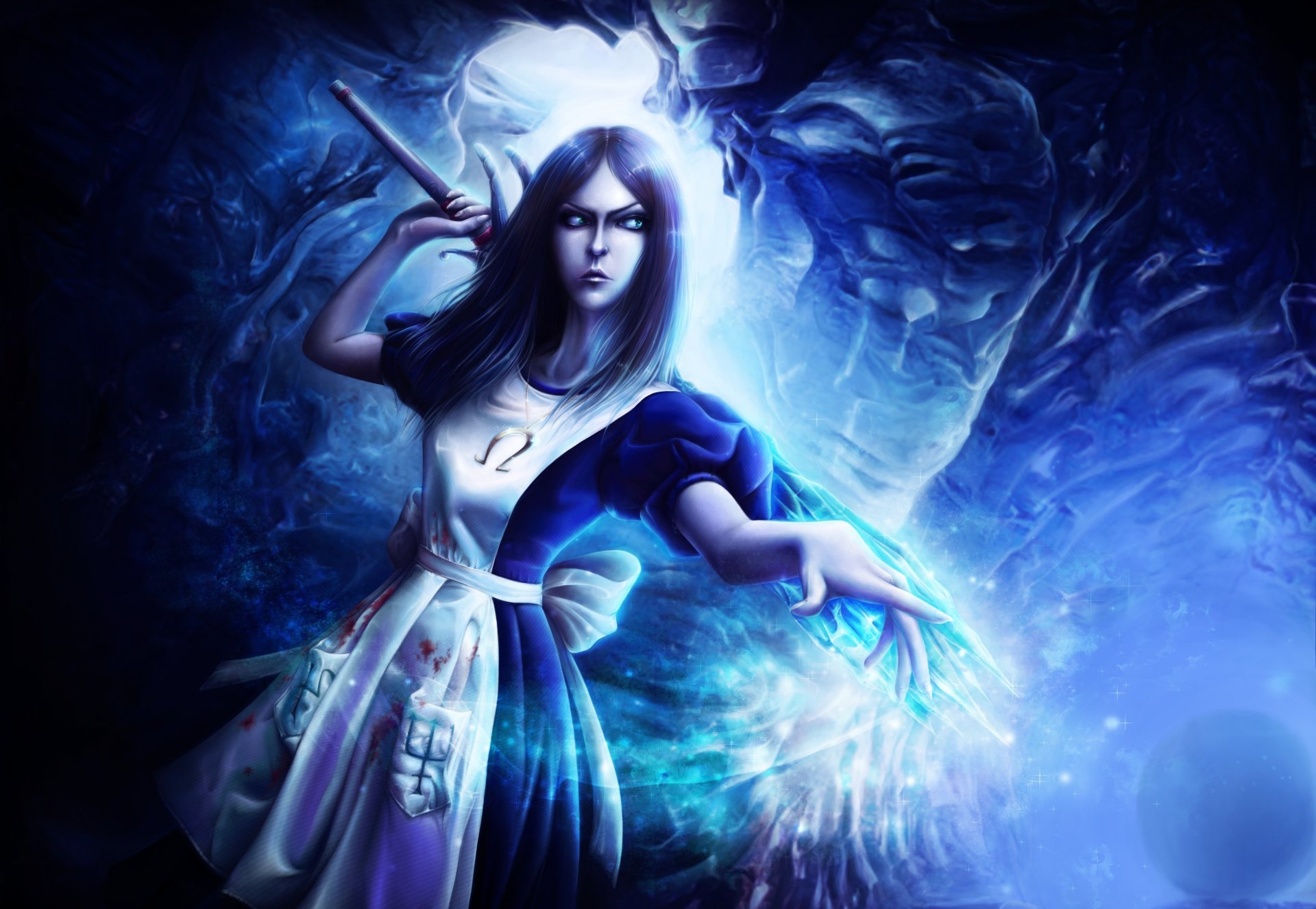 arte alice madness returns alice ragazza bacchetta cristallo