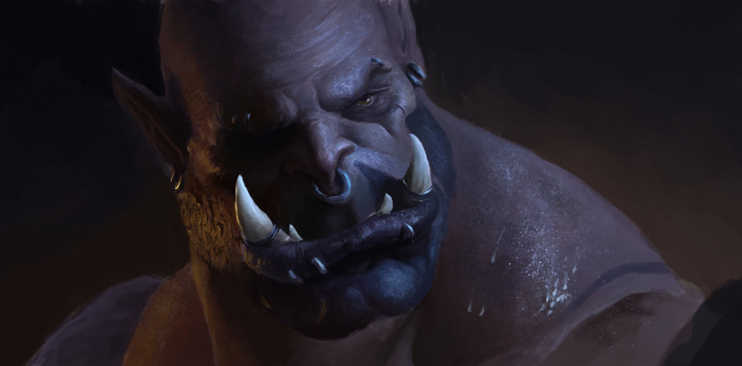 wow world of warcraft warlords of draenor face ork garrosh hellscream