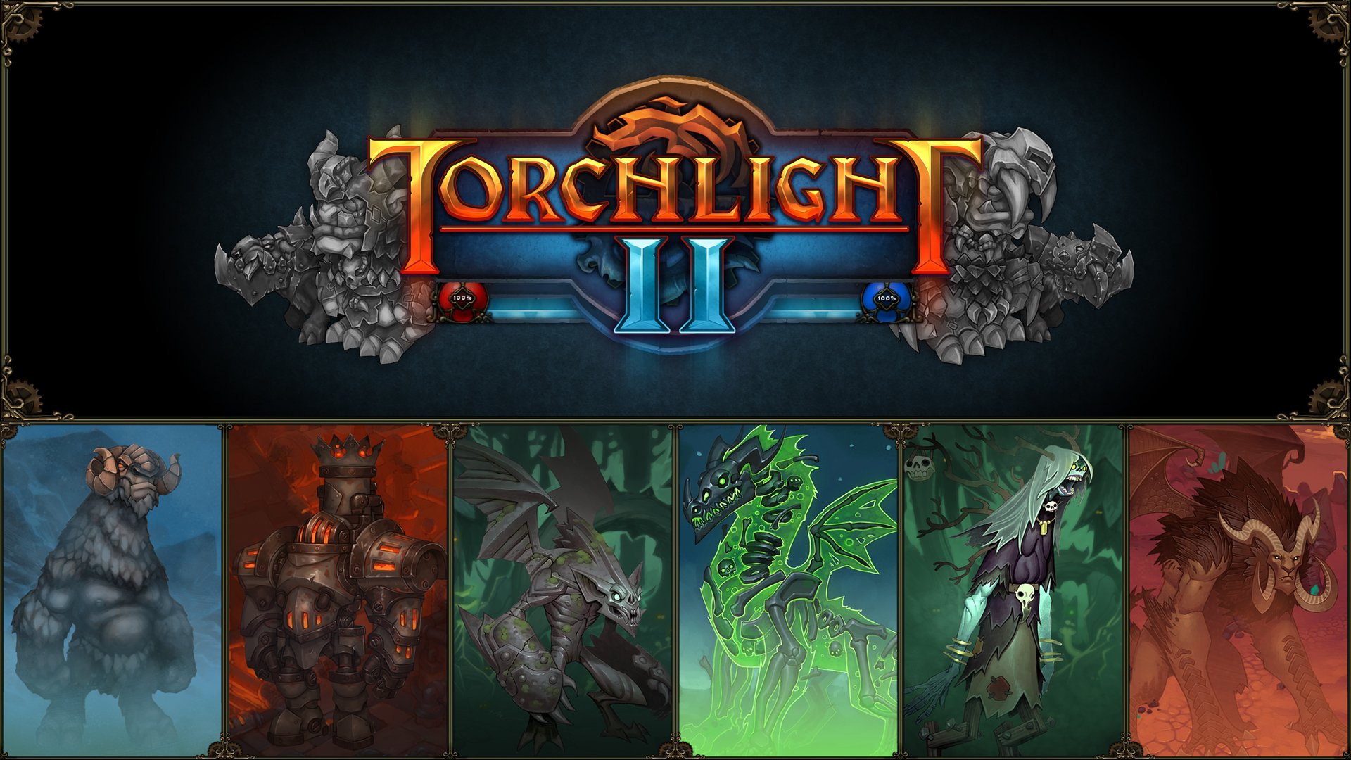 torchlight 2 rpg health mana mobs lamb droid gargoyle dragon zombachok demon