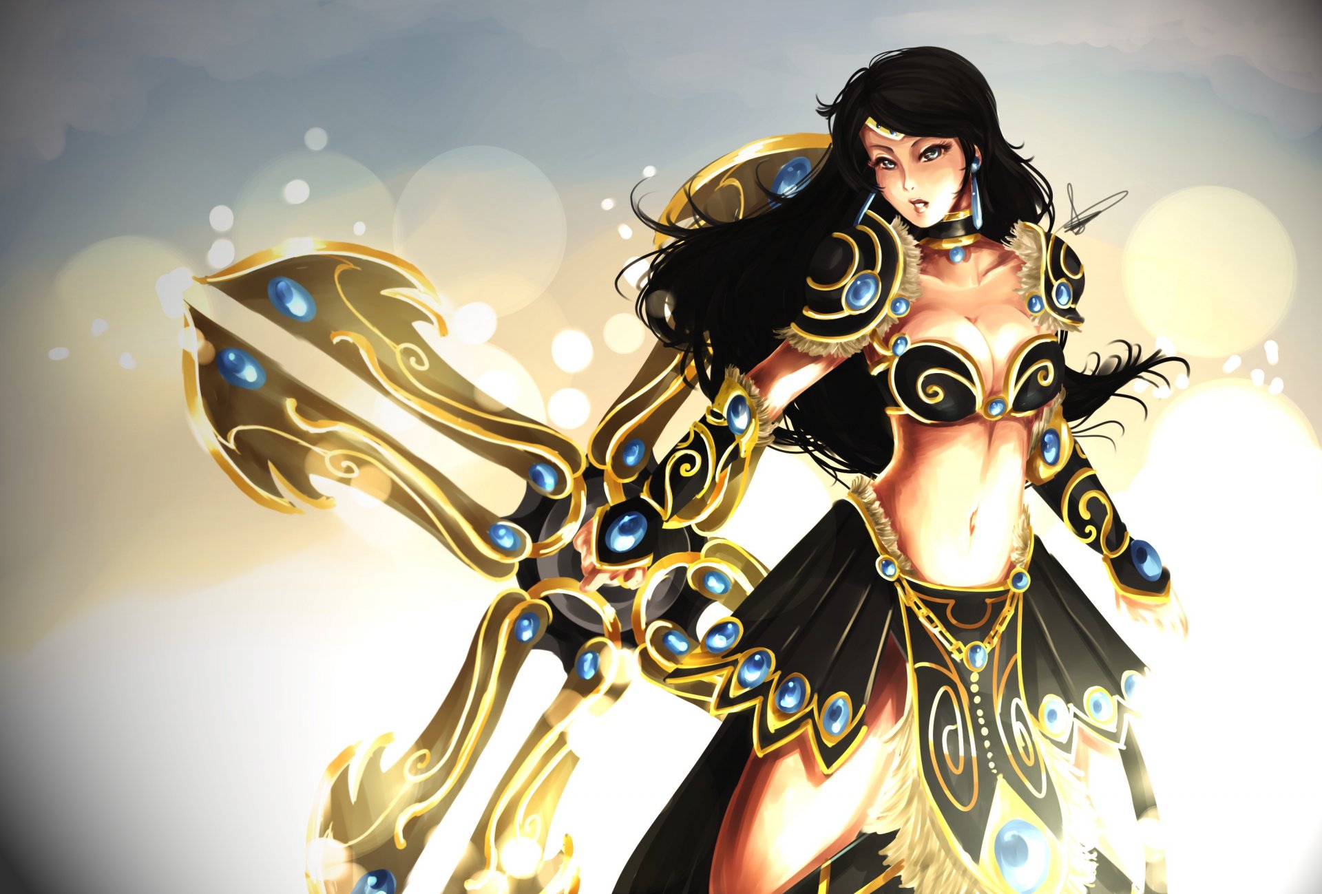 league of legends sivir? ragazza armatura arma gioco