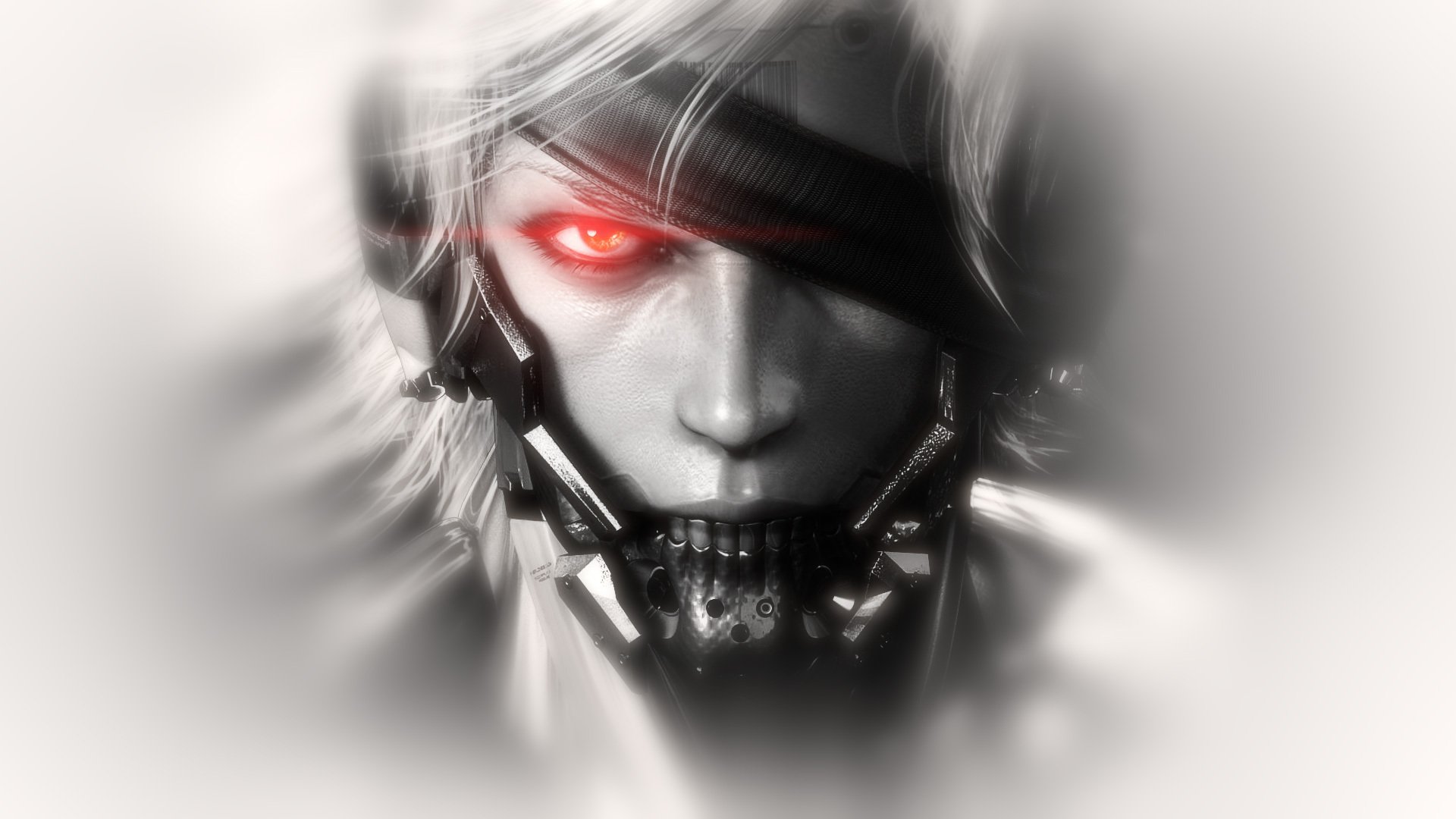 facet raiden spojrzenie cyborg opaska na oko metal gear metal gear solid