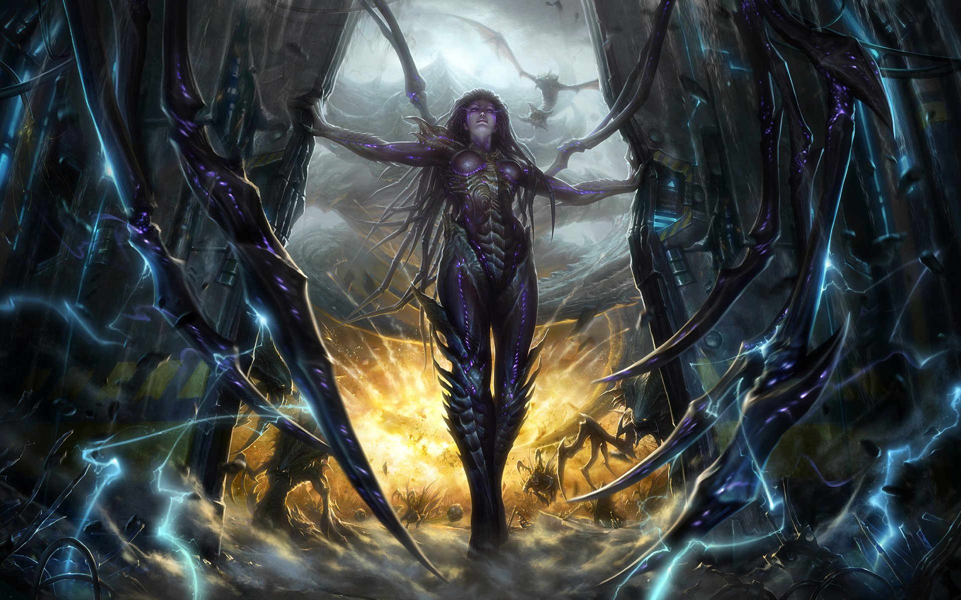 tarcraft 2: heart of the swarm kerrigan queen hello mengsk zerg starcraft 2 sarah kerrigan blizzard entertainment heart of the swarm queen of blades video game