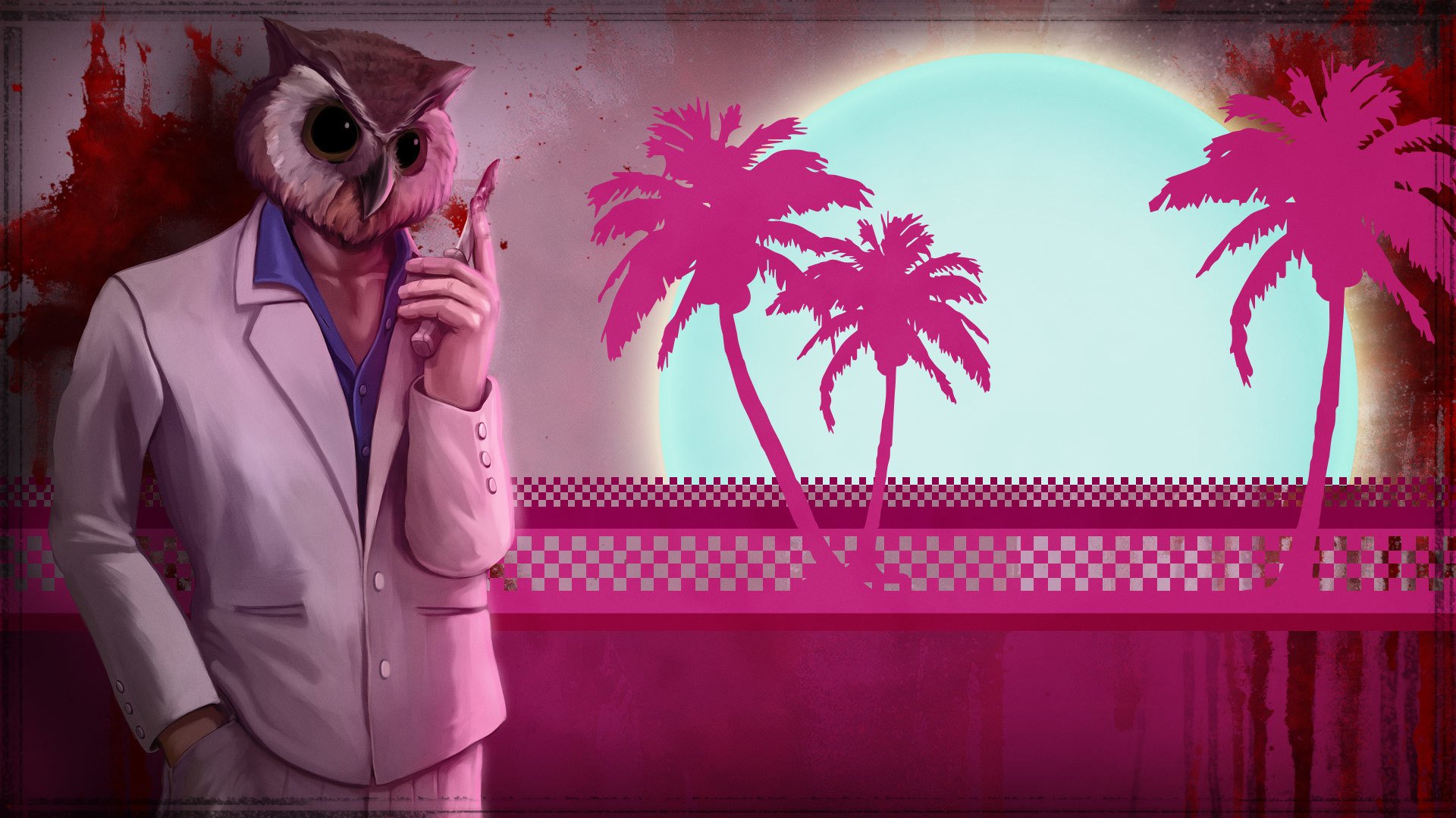 hotline miami hibou jeu costume