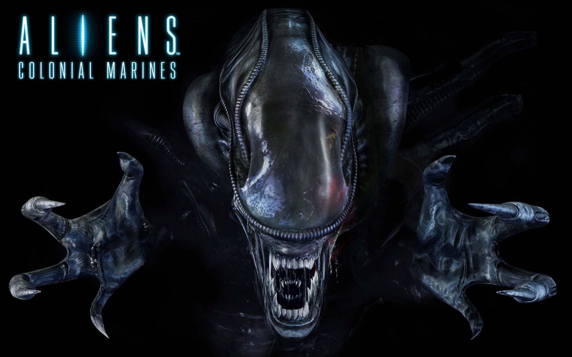 aliens colonial marines aliens: koloniale marines alien alien xenomorph xenomorph aliens monster krallen zähne ikla schleim