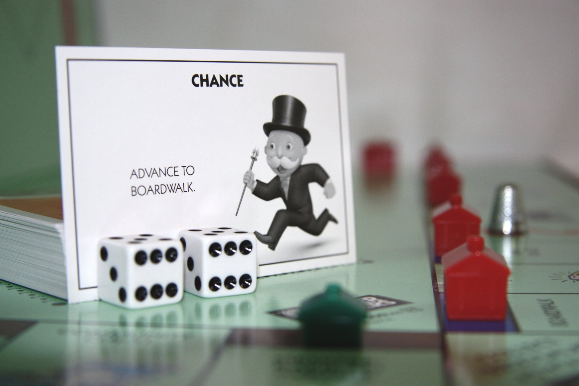 monopoly jeu jeu carte dés dés dé à coudre puce hôtel maison