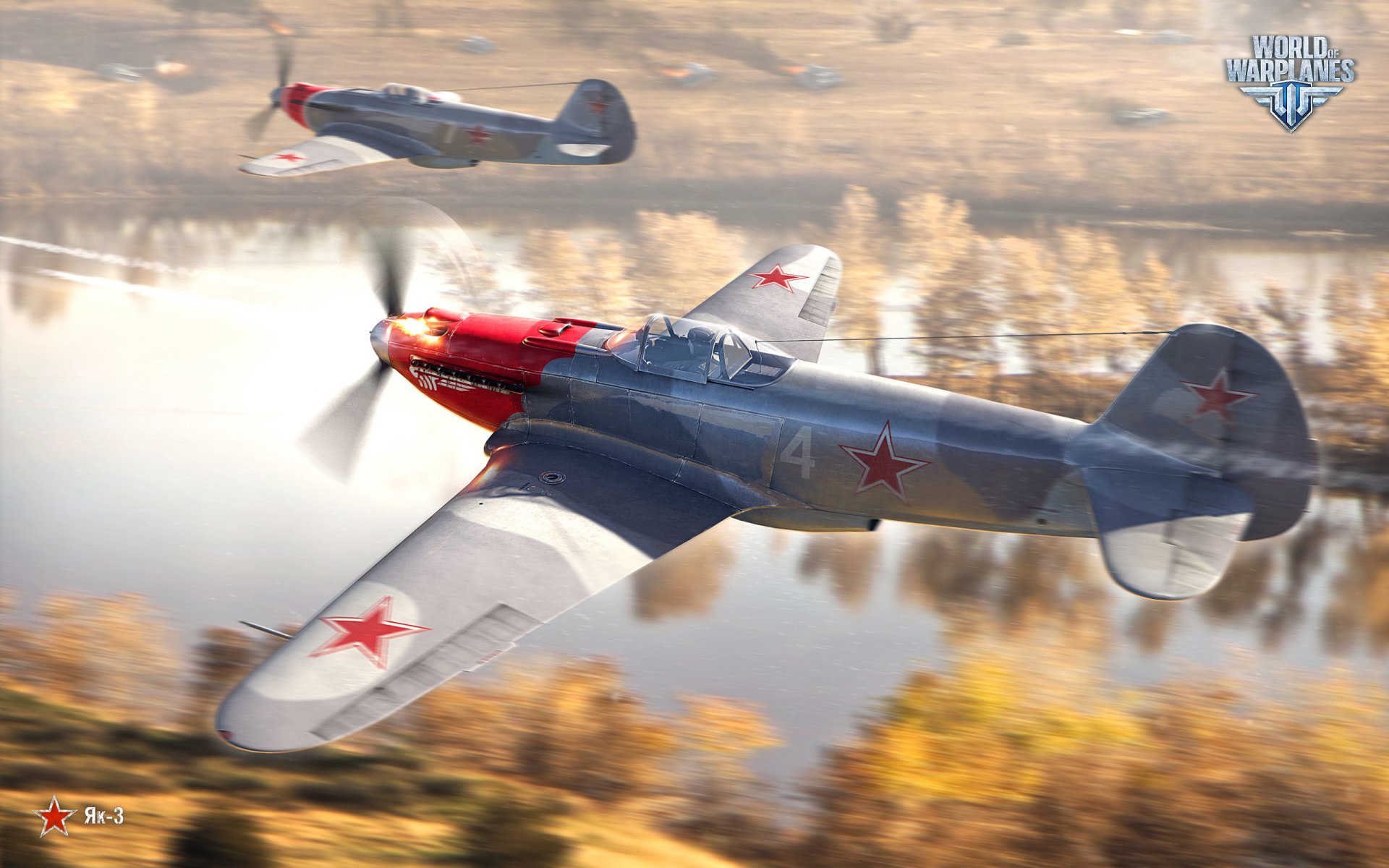 welt warplanes wargaming net wowp wg yak-3 himmel rauch erde luft flugzeug kämpfer wasser panzer bäume schuss flugzeuge kämpfer