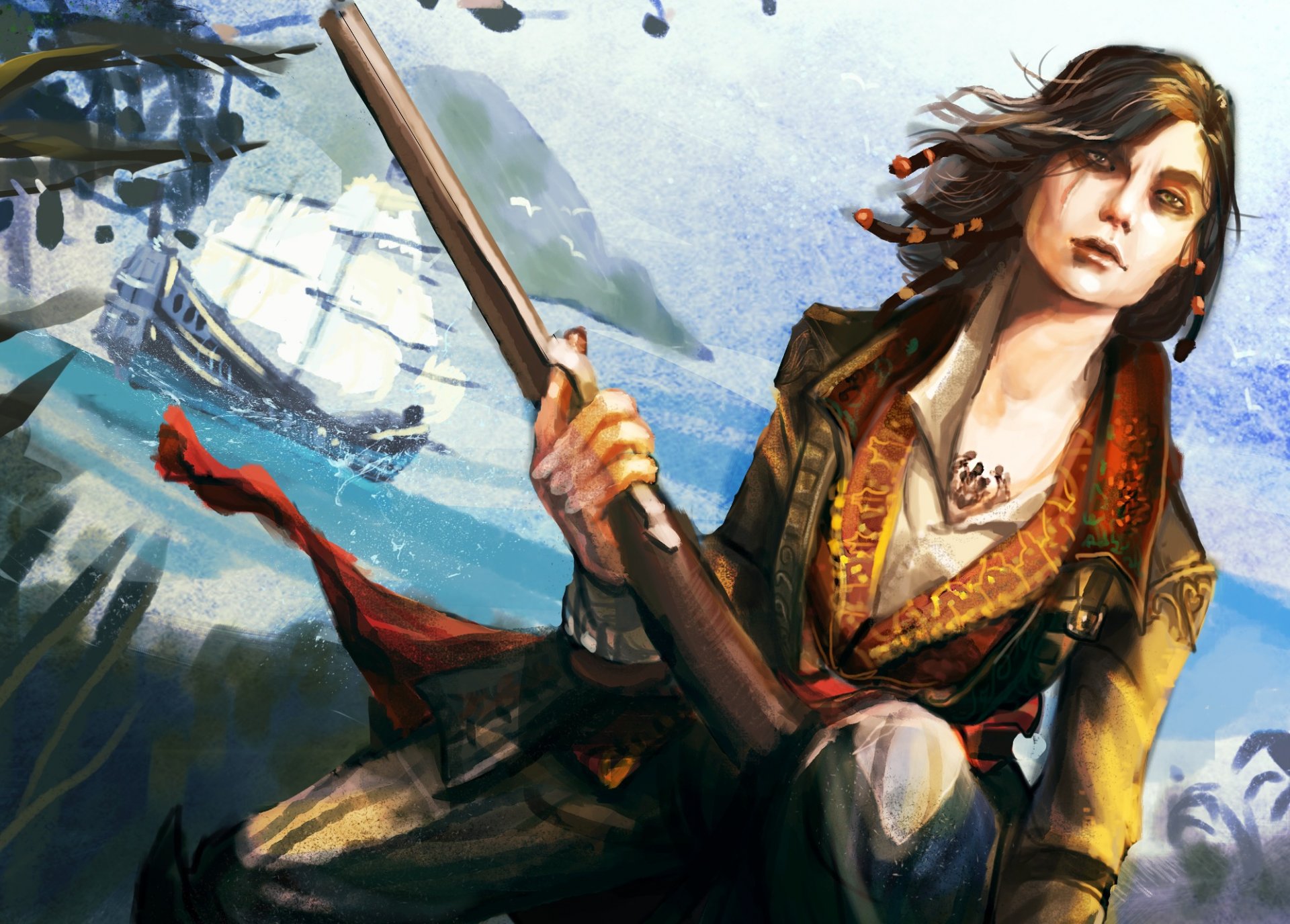 assassins creed 4 black flag mary reed girl