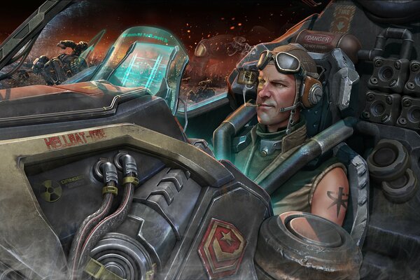 Starcraft 2. Pilot eines Raumschiffs