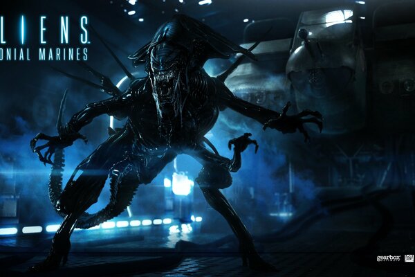 Alien from the game aliens colonial marines