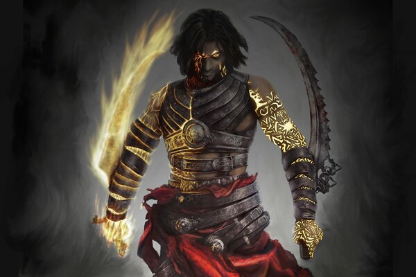 Il personaggio principale del gioco Prince Of Persia sul desktop