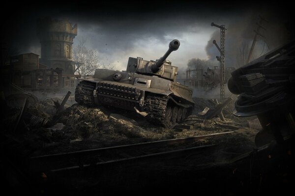 A beautiful screenshot from the world of tanks