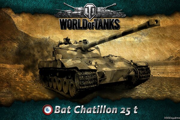 Game monde des chars Bat Châtillon 25 t