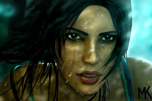 Art tomb raider lara croft