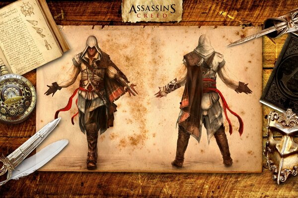 Asesino Ezio fondos de pantalla en el Teléfono de sigilo