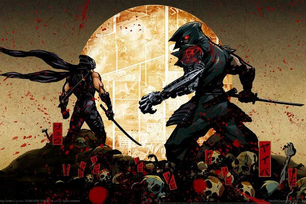 Yaiba:ninja gaiden z, Ninja, Konzept, Comic