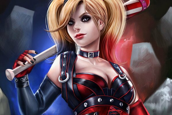 Heller charakter und superschurke harley quinn