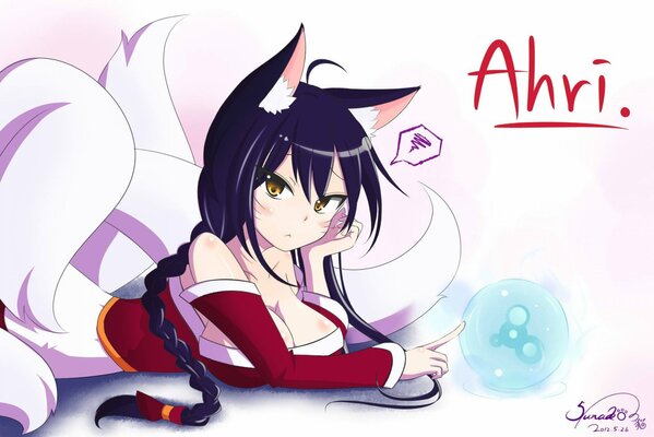 AHRI orejas magia liga de leyendas